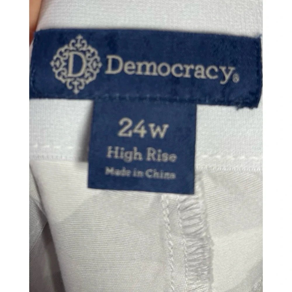 Democracy Curve‎ Equality Camo Shorts Grey White High Rise 24W NWT BH81489KX2
